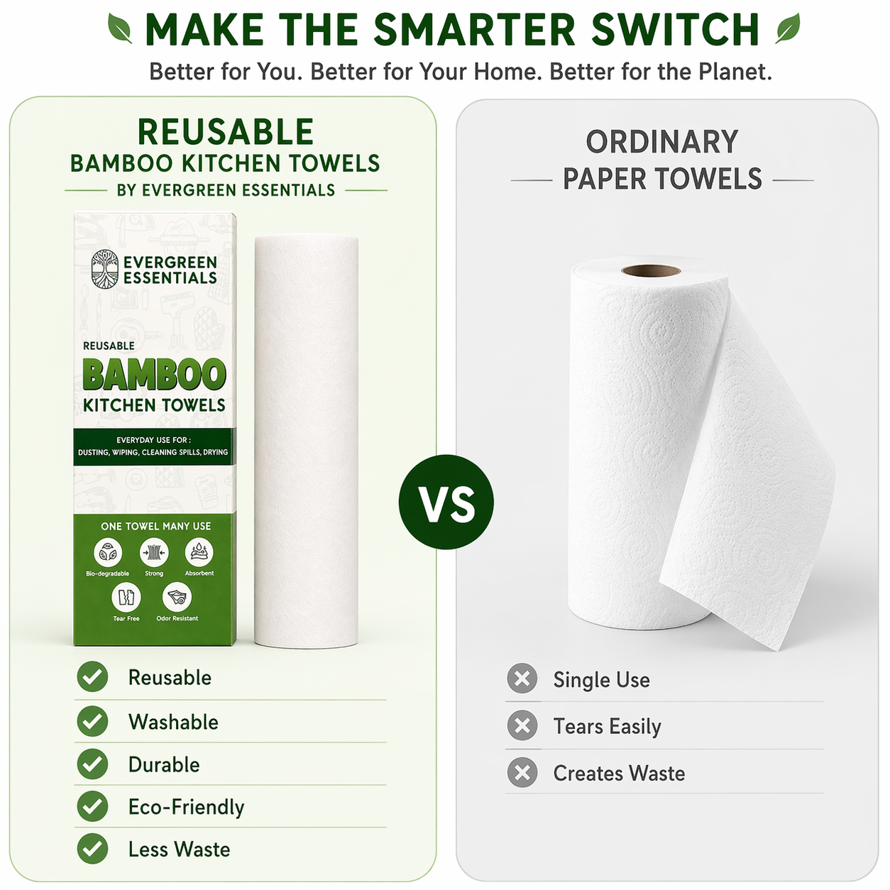 Bamboo Towel back